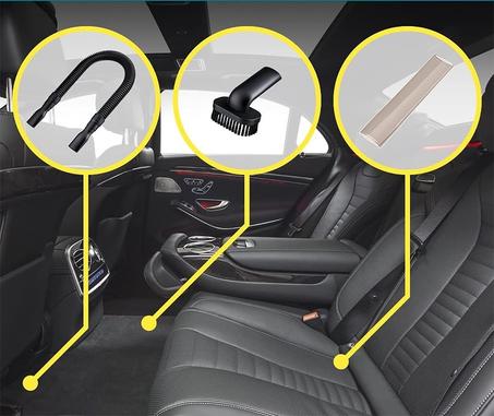 مكنسة السيارة المحمولة