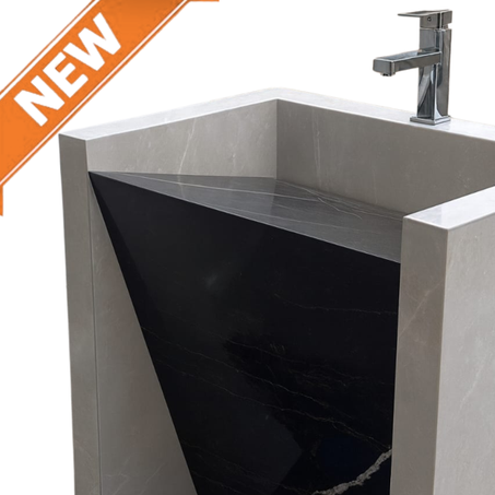 حوض غسيل (مغسلة) بتصميم عصري وفريد.