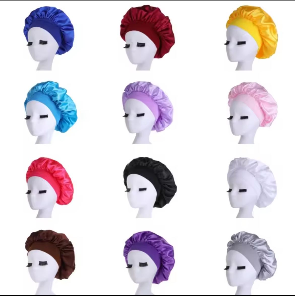 Bonnet en satin