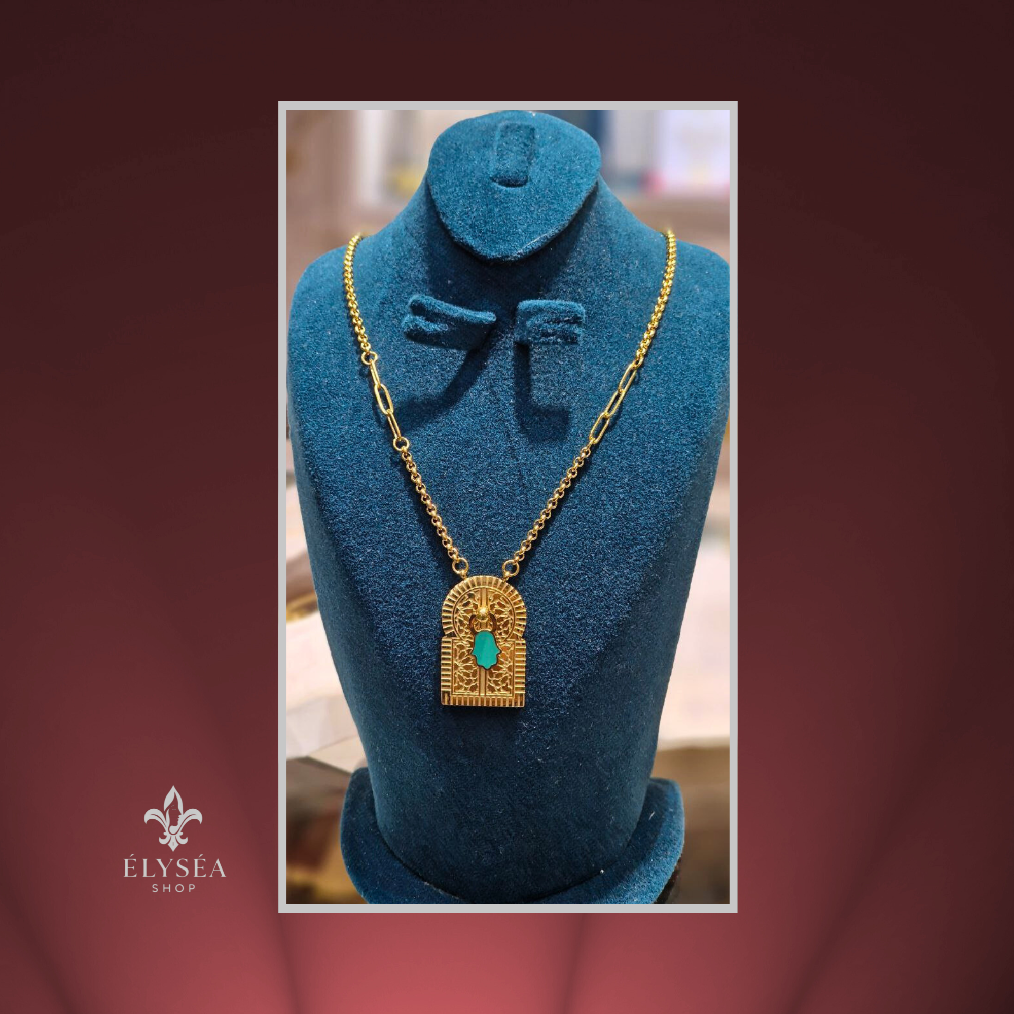 Collier BAB EL MANSOUR (باب المنصور) – Acier Inoxydable XP