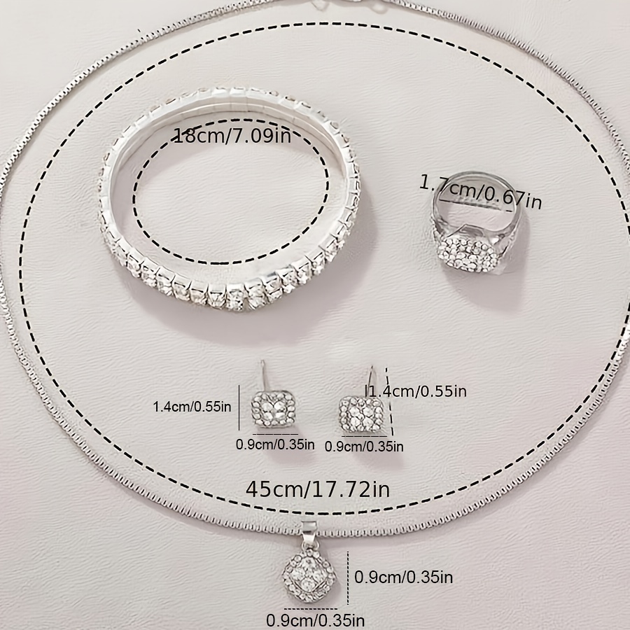 Ensemble Montre Quartz Luxe et Bijoux 6pcs CIV