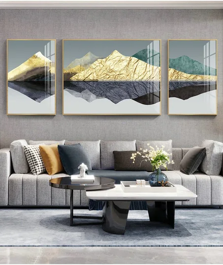 Tableau Ensemble de 3 art mural