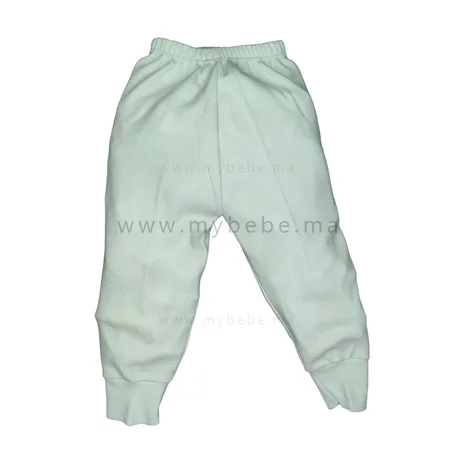 سروال مقطن أبيض