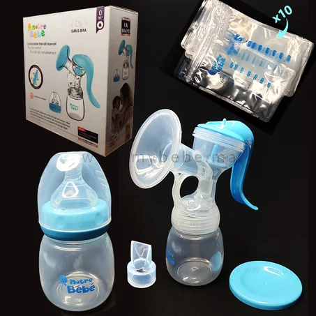 مضخة Tire lait  اليدوية+ 10 أكياس