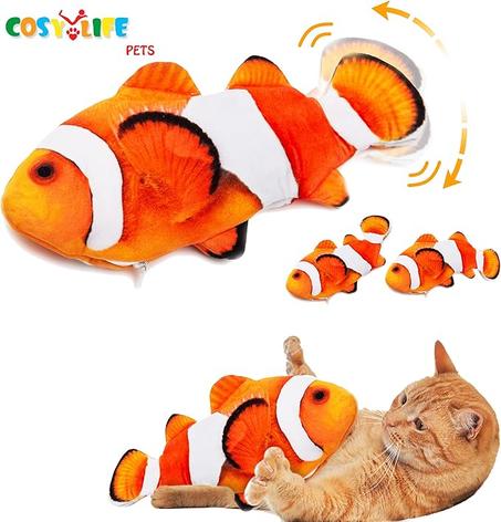 🔥سمكة تفاعلية كهربائية😍