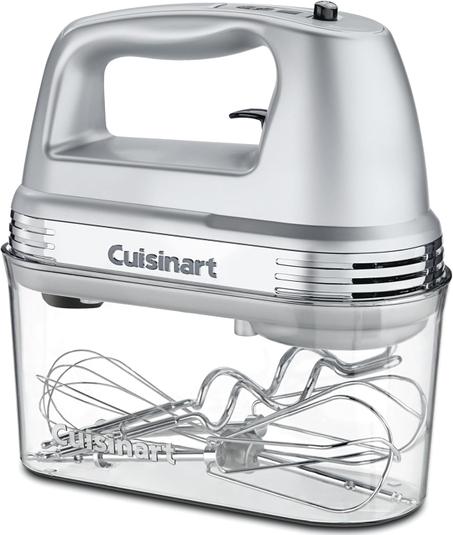 Cuisinart HM-90BCS Power Advantage Plus Mezclador de mano de 9 velocidades con estuche de almacenamiento, cromo cepillado