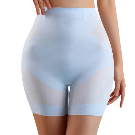 Culotte Gainante Ultra Mince en Soie Glacée pour un Confort Frais, Contrôle du Ventre et Rehaussement des Hanches