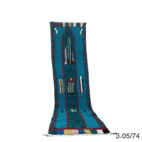 10- Runner Rug, Berber Runner Rug For Bedroom, Kitchen Decor Rug, Gift Decor For Home -305/74 cm