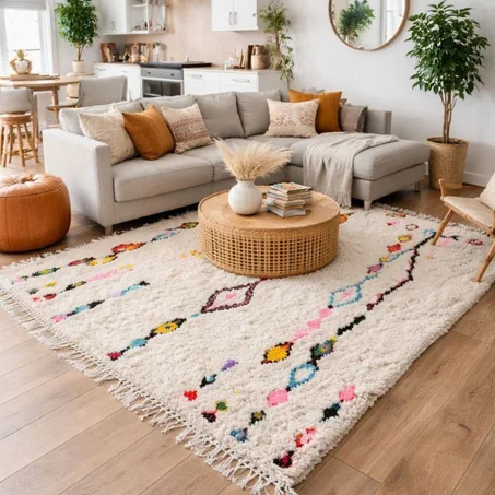 Azilal rugs ben ouarain  handmade