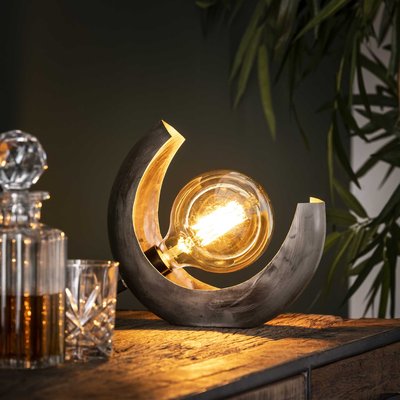 Lampe filament G125, 6W dorée