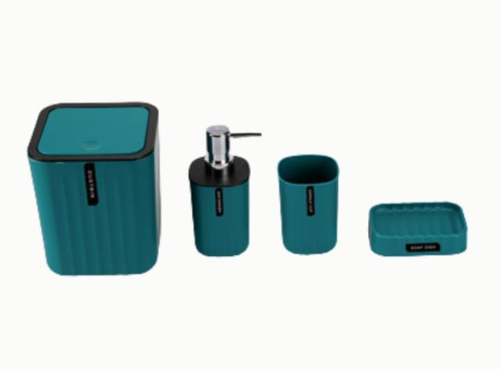 Ensemble d'accessoires de salle de bain 8 pièces design moderne et élégant