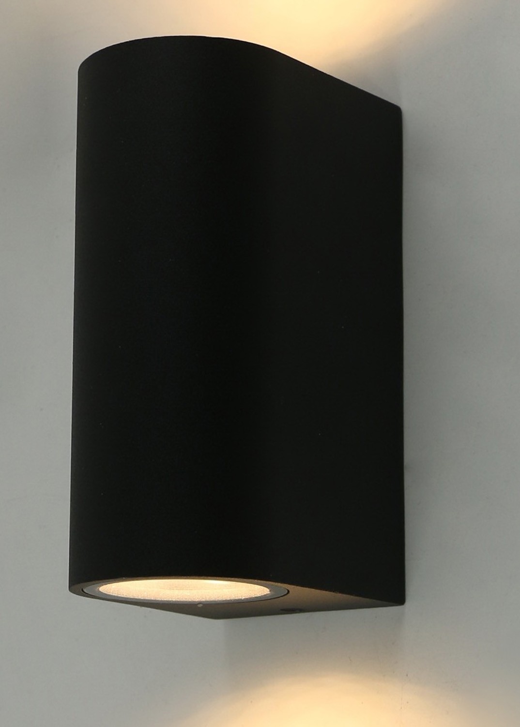 applique mural noir led  COB IP 44 double faisceau GU10 en créative Aluminium étanche pour extérieur et Intérieur luminaire LED pour balcon