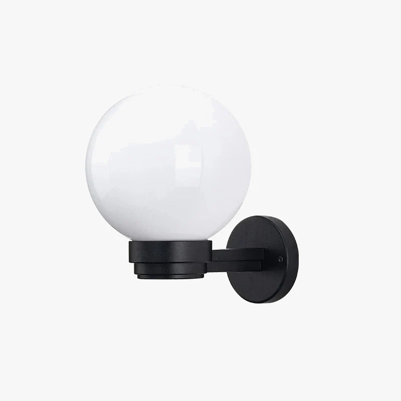 Moderne led globe applique 15w extérieur étanche jardin appliques murales balcon cour ailse escalier extérieur applique murale