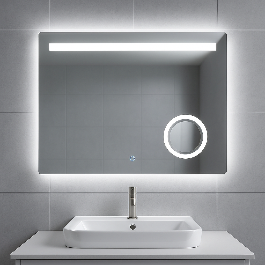 🪞 Miroir rectangulaire 60x80 - NEVEA