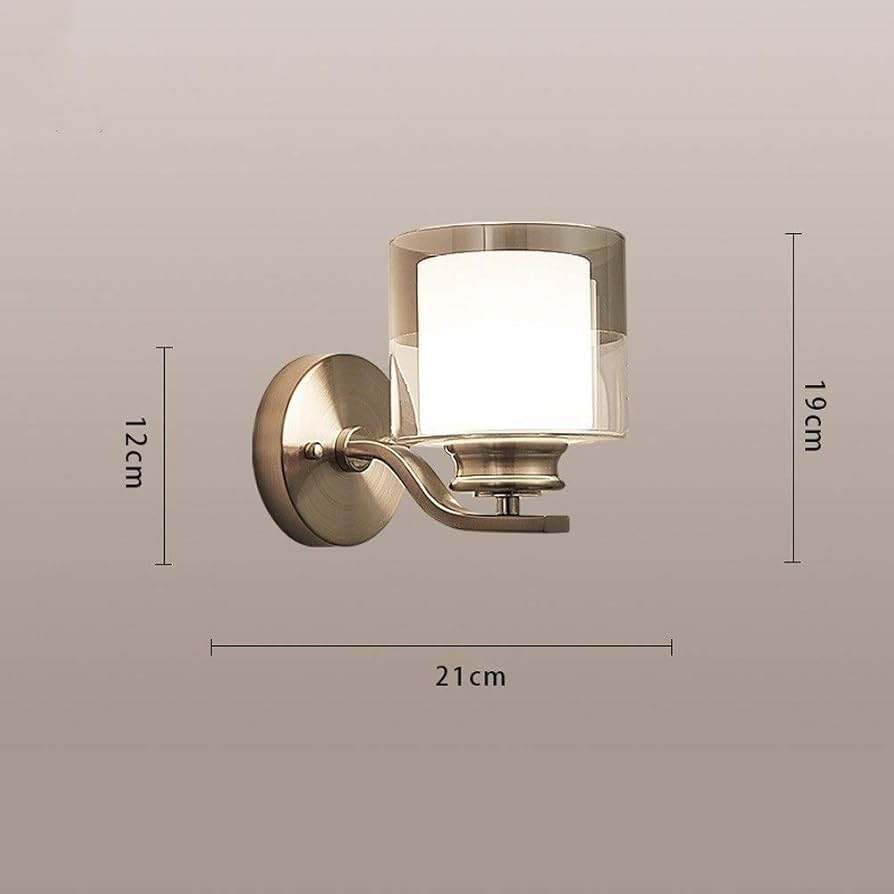 Éclairage de vanité MAXTED avec cristal bicolore en chrome Applique murale intérieure