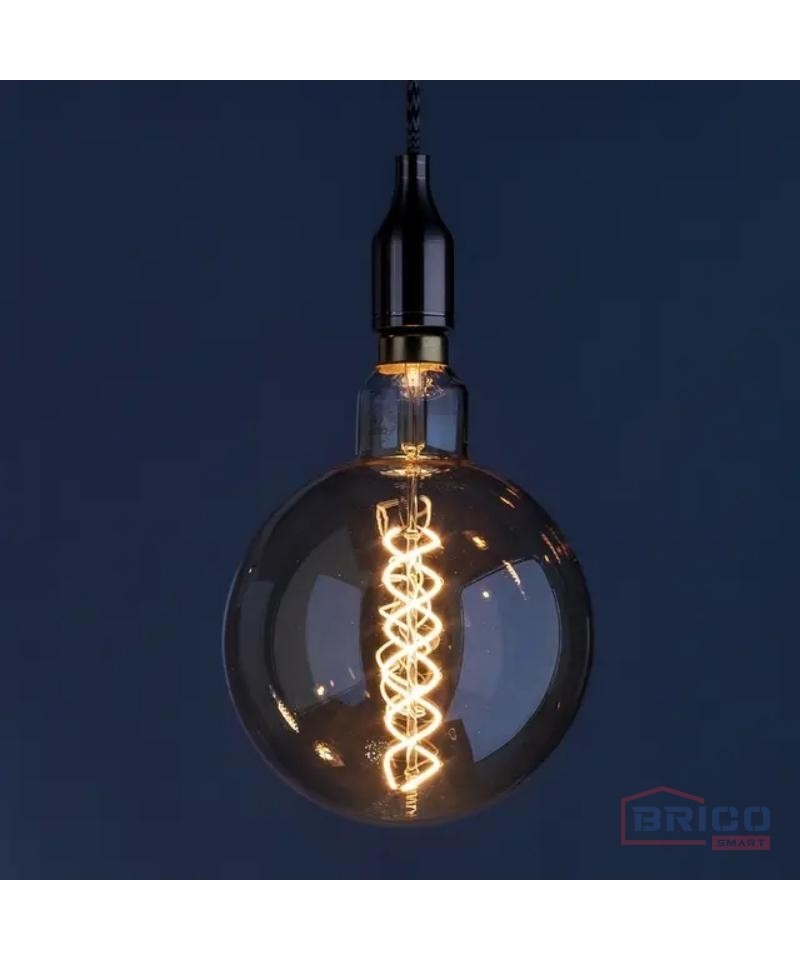 Lampe filament G125, 6W dorée