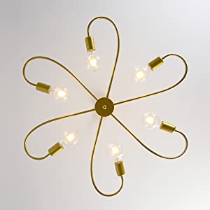 Lustre Plafonnier ALEXA-à motif de fleurs