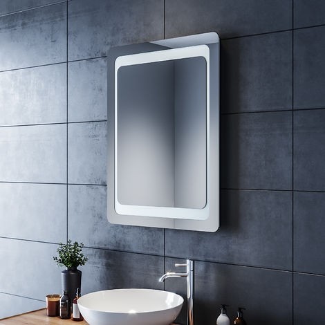 Miroir LED Rectangulaire mural Lumineux