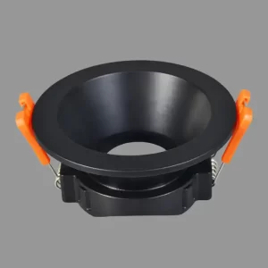 Spot encastrable profond noir GU5.3