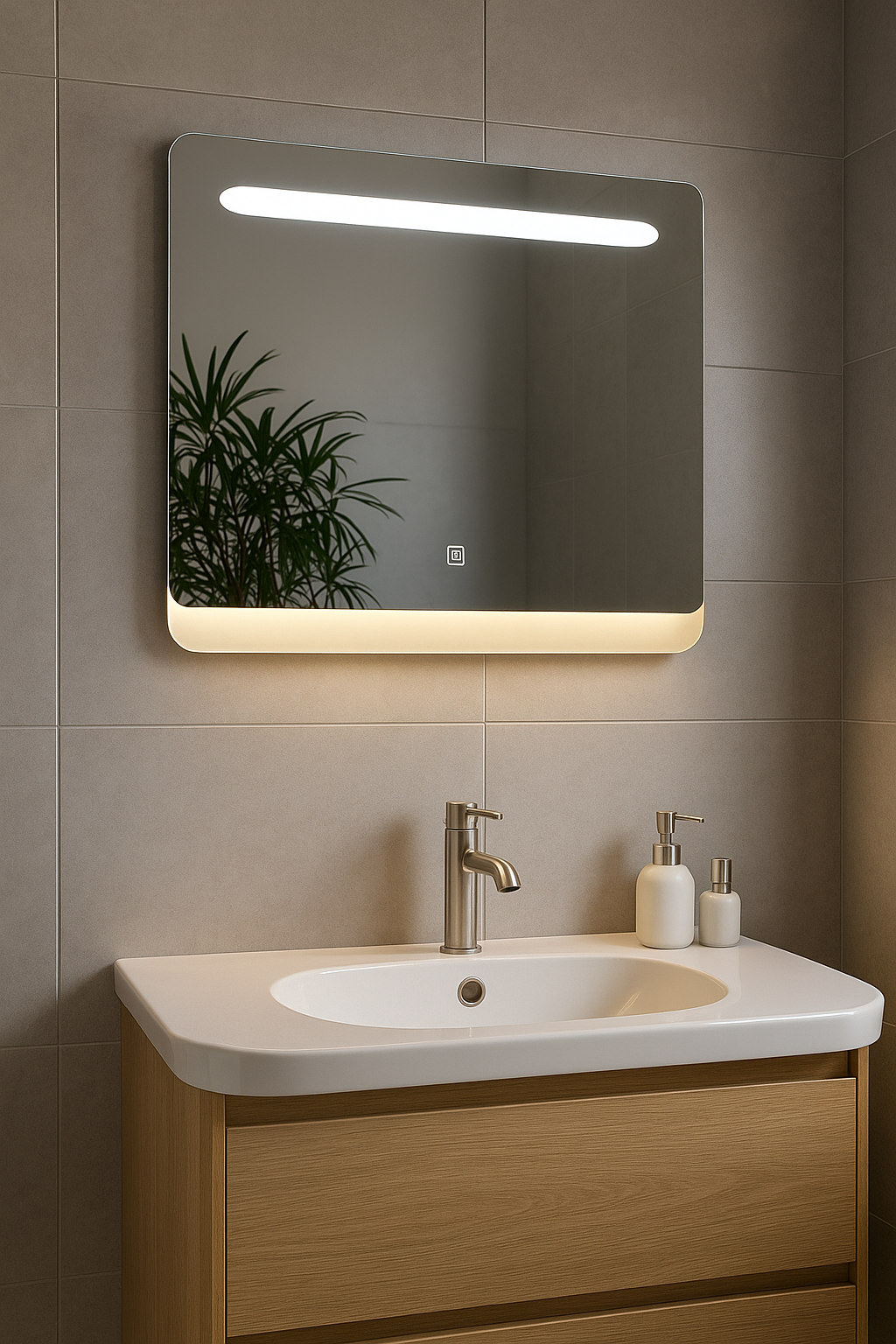 Miroir décoratif LED (80*60)