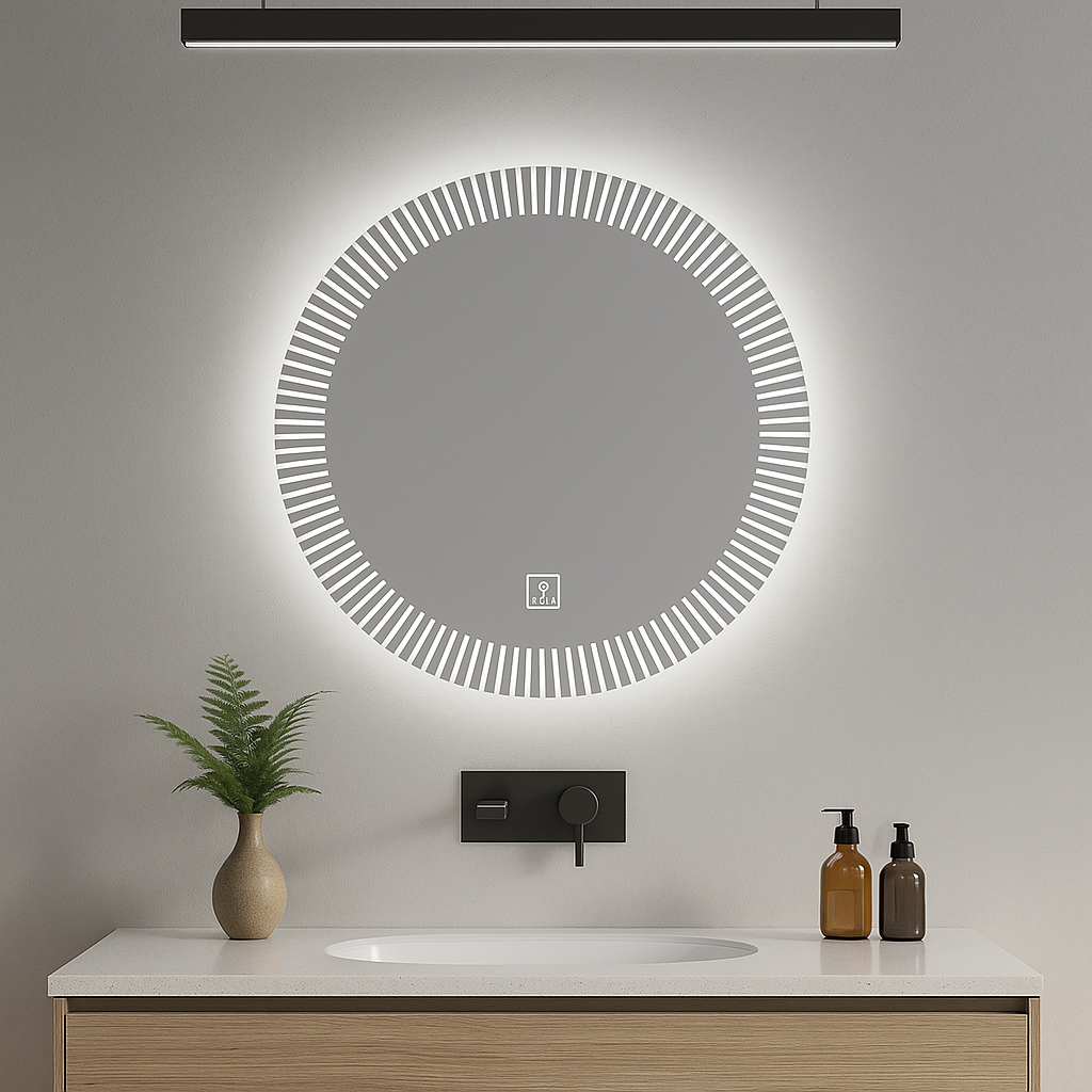 MIROIR LED 60X60 ROND LED BLANC