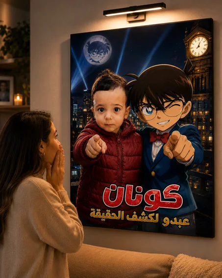 ✨ لوحة طفلك مع شخصيته الكرتونية المفضلة