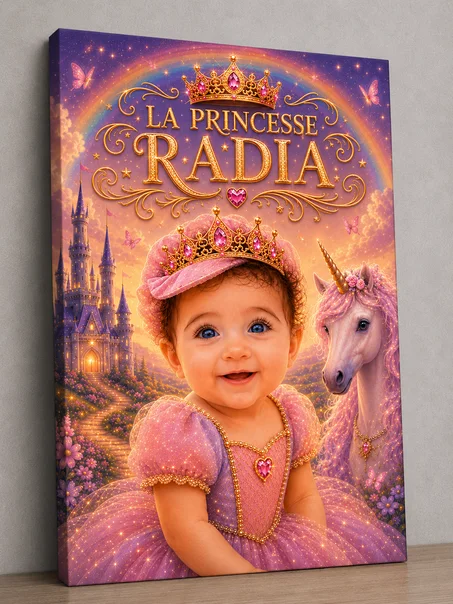 👑🦄 الأميرة  ووحيدة القرن السحرية ✨🌈