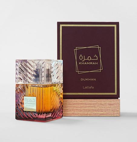 Khamrah Dukhan Lattafa Perfumes للرجال