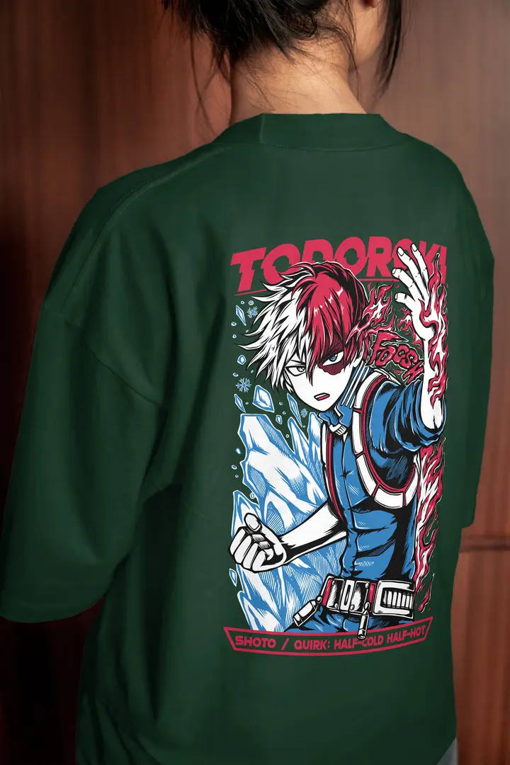 T-shirt Shoto Todoroki (Oversized/Simple)