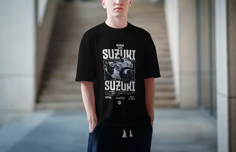 T-shirt Suzuki(Oversized/Simple)