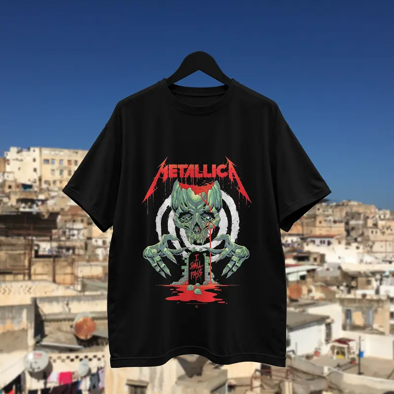 T-shirt Metallica I shall pass (Oversized/Simple)