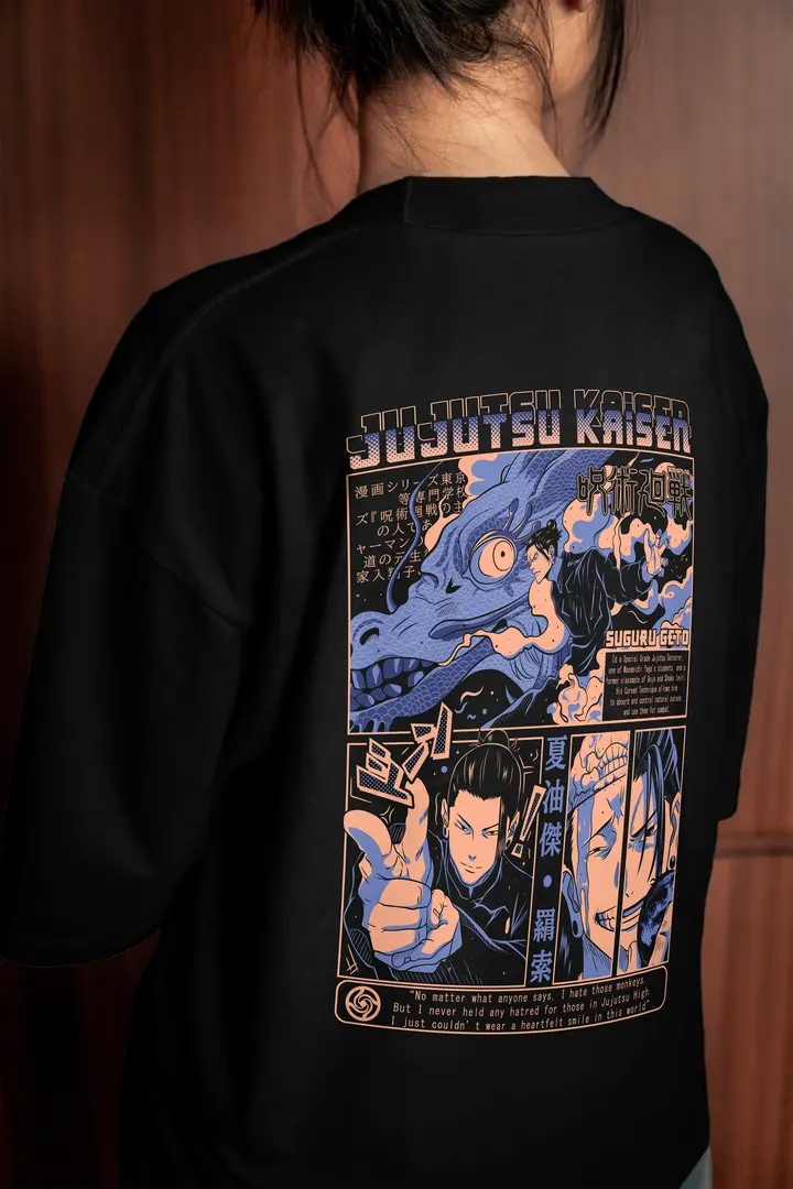 T-shirt Jujutsu Kaisen Suguru Geto (Oversized/Simple)