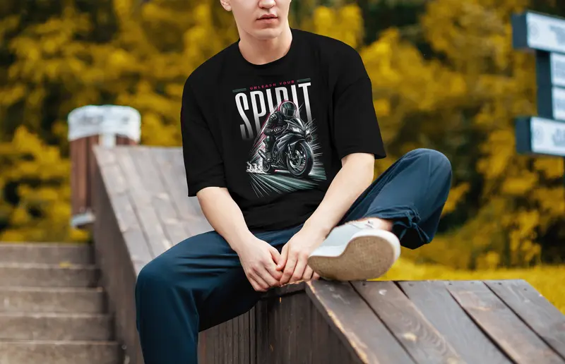 T-shirt Spirit Rider (Oversized/Simple)