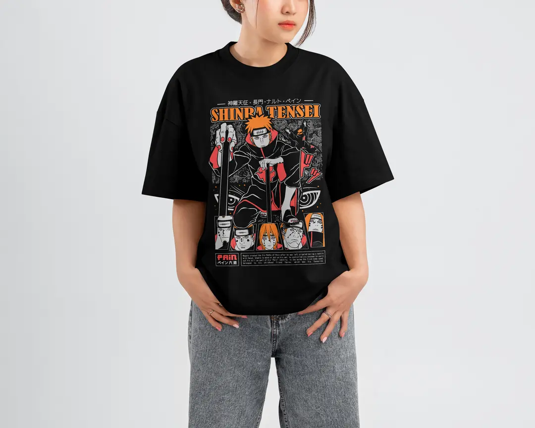 T-shirt Pain Shinra Tensei (Oversized/Simple)