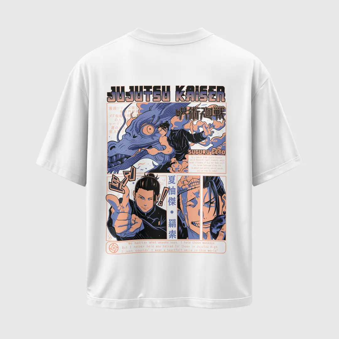 T-shirt Jujutsu Kaisen Suguru Geto (Oversized/Simple)