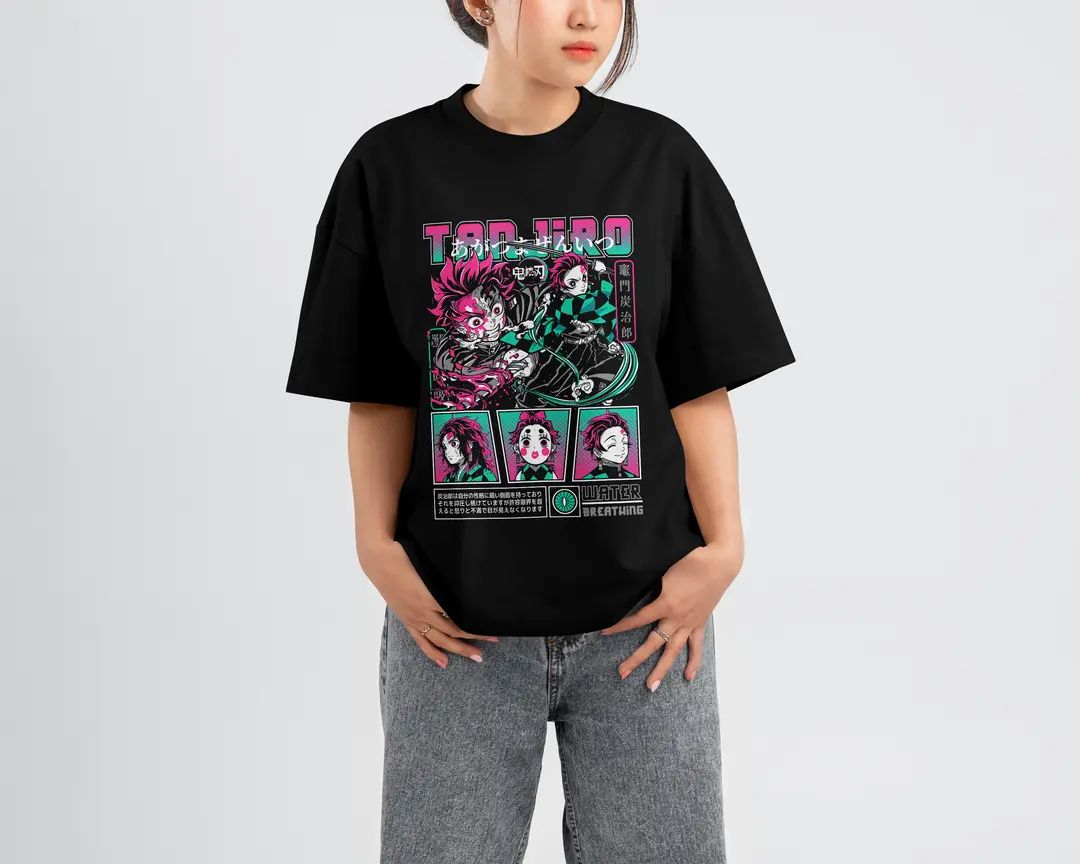 T-shirt Demon Slayer Tanjiro(Oversized/Simple)