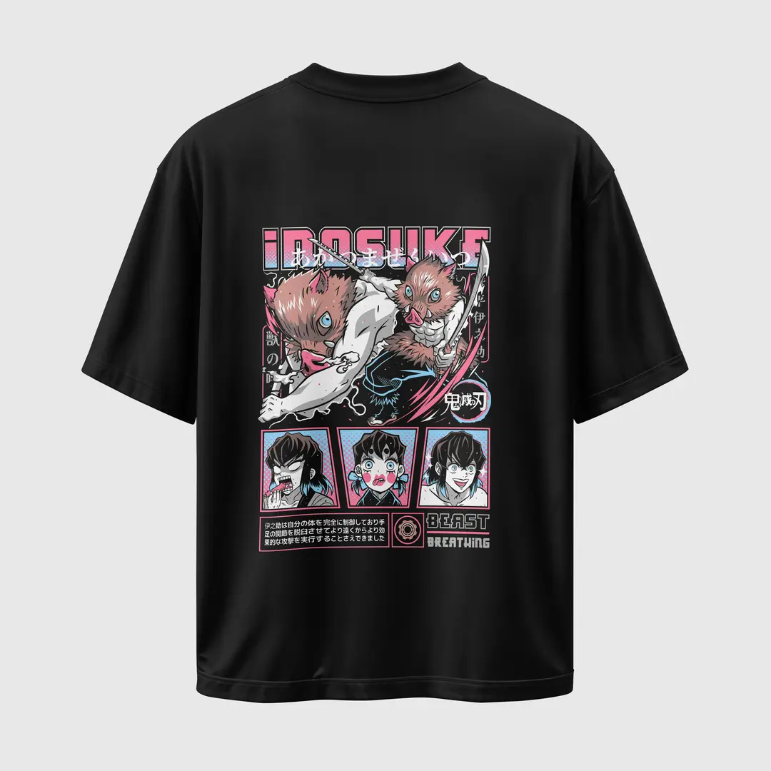 T-shirt Demon Slayer Inosuke Hashibira(Oversized/Simple)
