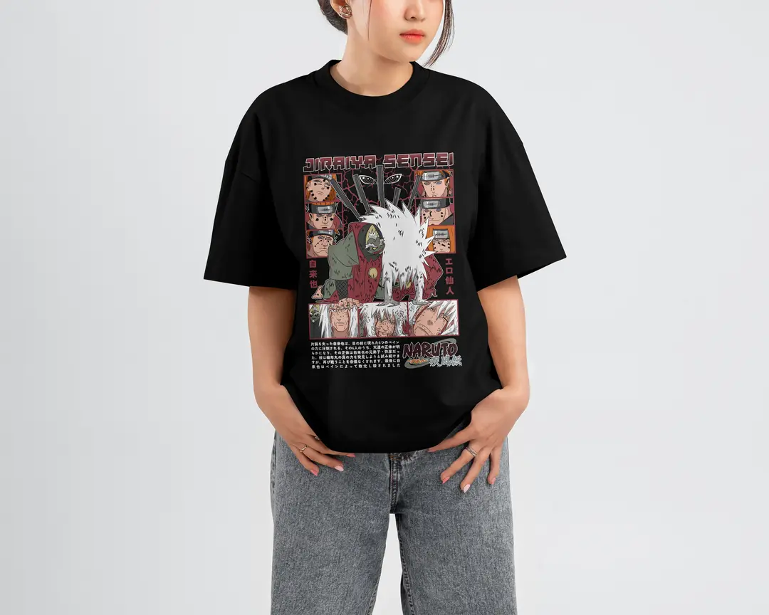 T-shirt Jiraya Sensei (Oversized/Simple)