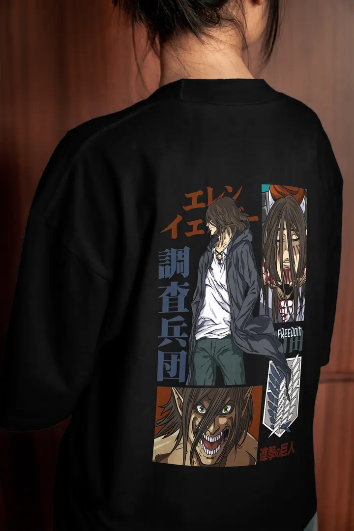 T-shirt Eren Yeager (Oversized/Simple)