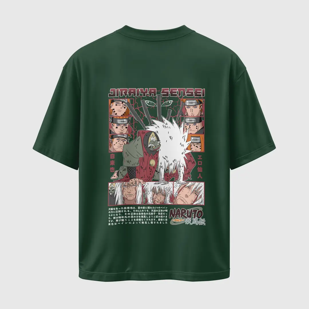 T-shirt Jiraya Sensei (Oversized/Simple)