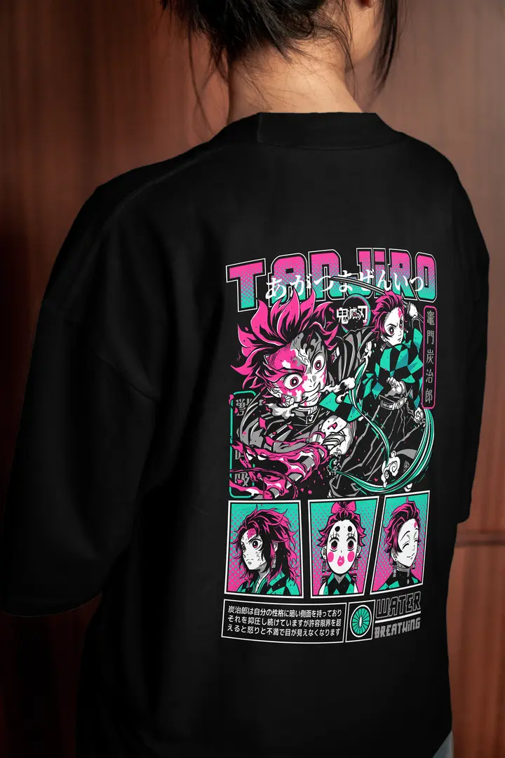 T-shirt Demon Slayer Tanjiro(Oversized/Simple)