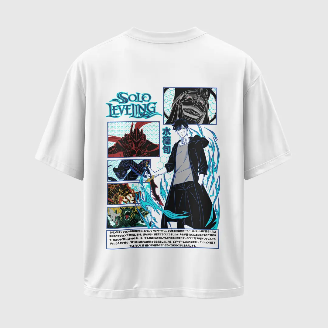 T-shirt Solo Leveling Shadow Of The Dungeon (Oversized/Simple)