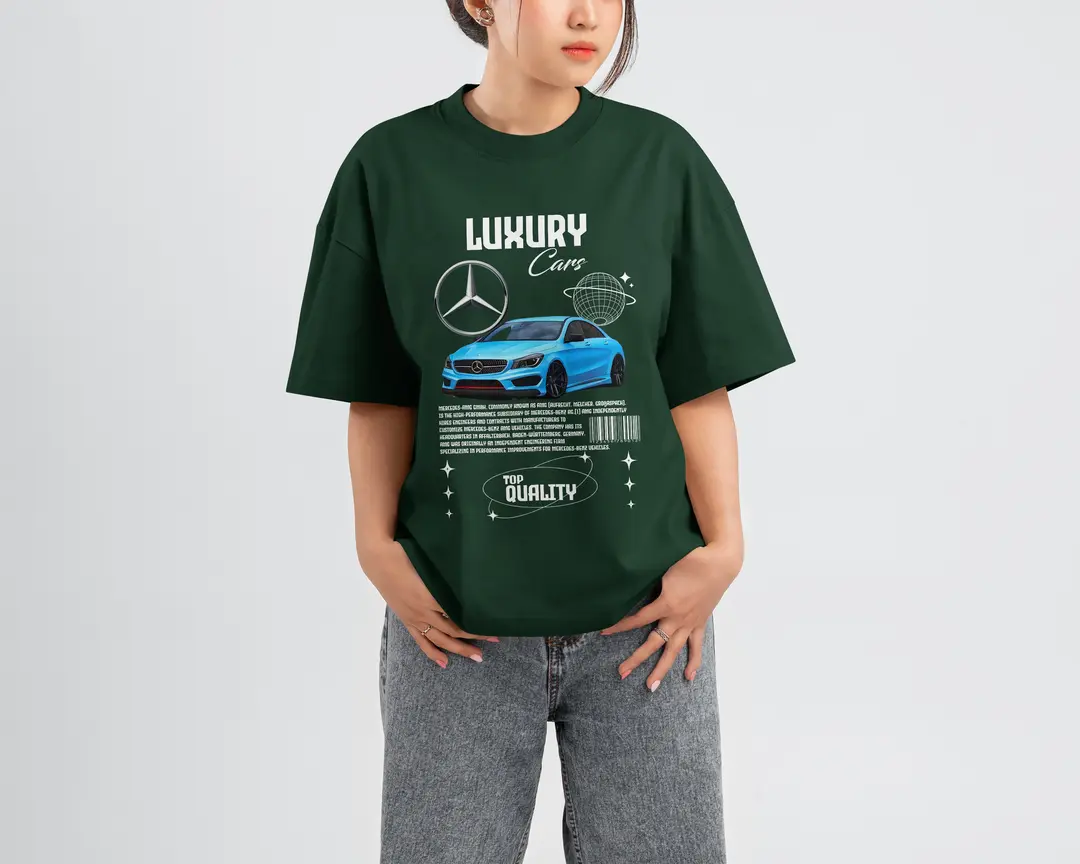 T-shirt Mercedes Luxury (Oversized/Simple)
