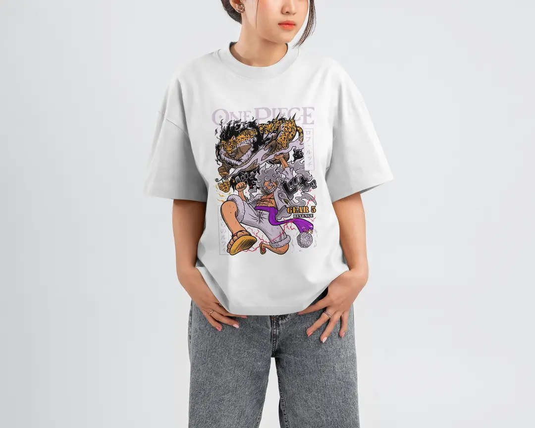T-shirt Luffy Gear 5 Revenge (Oversized/Simple)