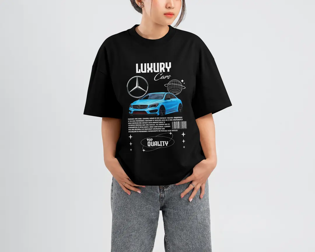 T-shirt Mercedes Luxury (Oversized/Simple)