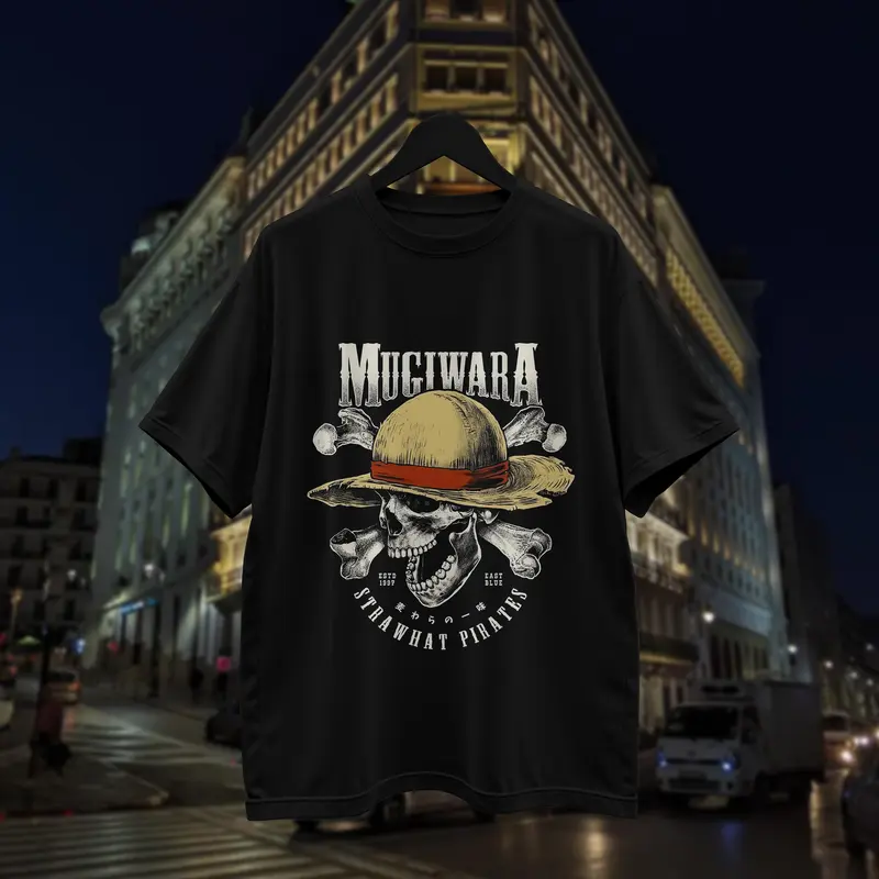 T-shirt Mugiwara (Oversized/Simple)