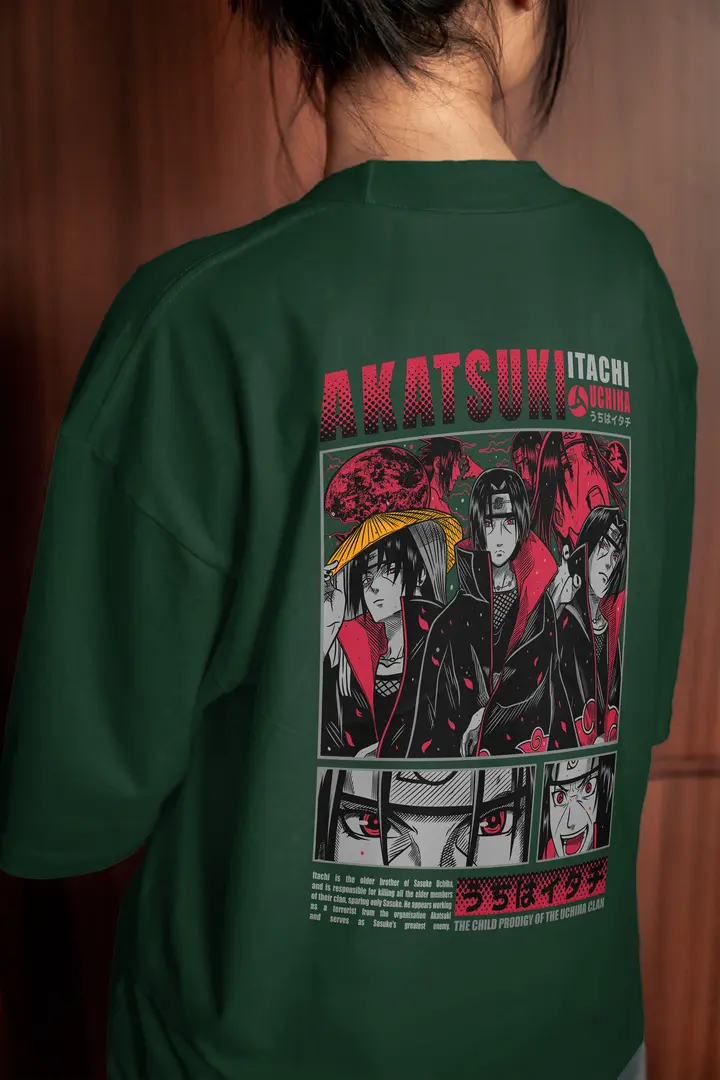 T-shirt Itachi Uchiha (Oversized/Simple)