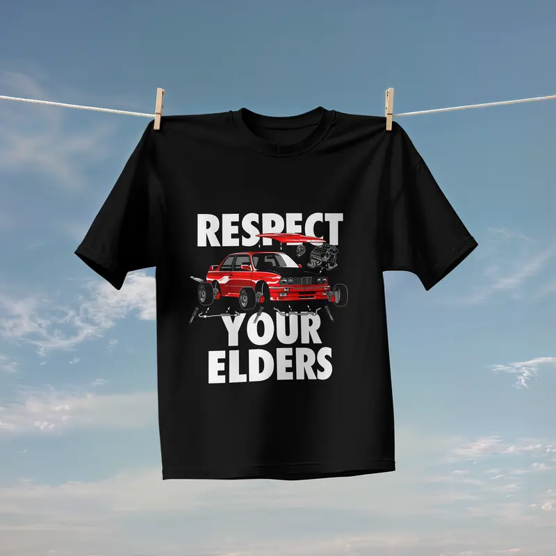 T-shirt Respect Your ELders (Oversized/Simple)