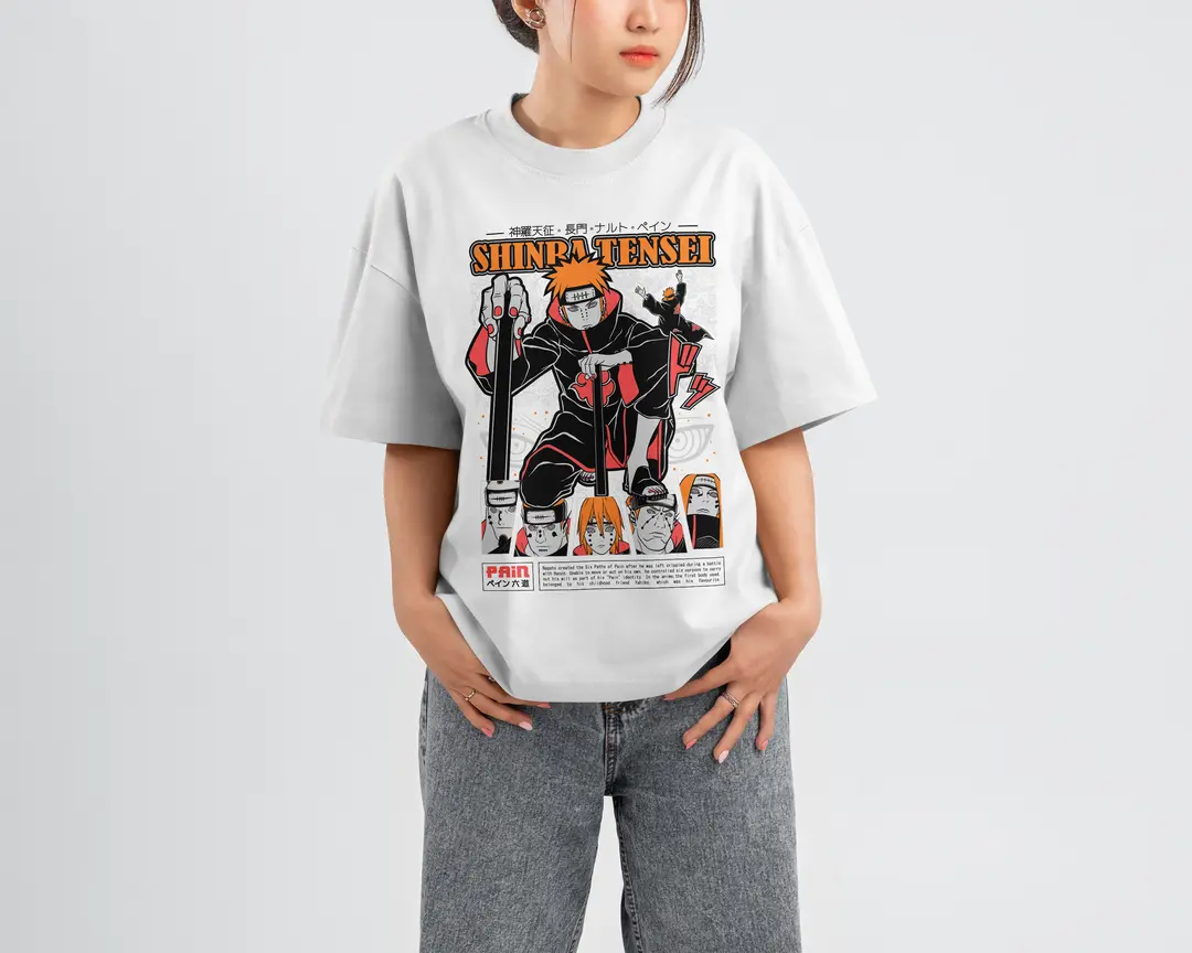 T-shirt Pain Shinra Tensei (Oversized/Simple)