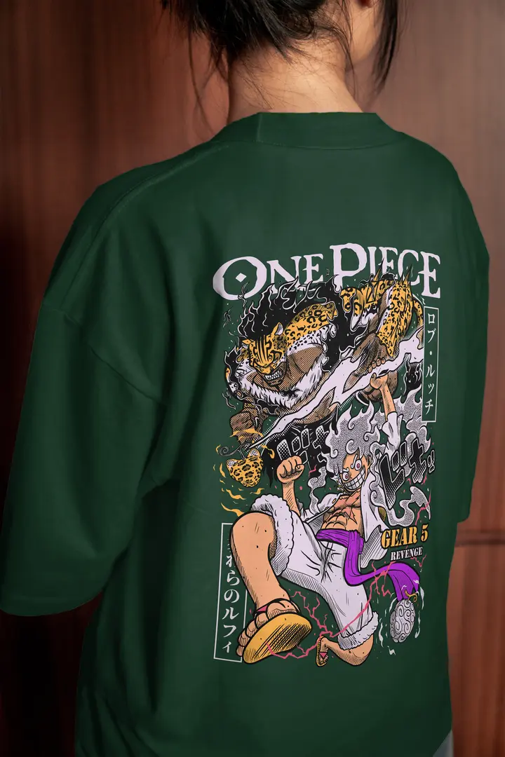 T-shirt Luffy Gear 5 Revenge (Oversized/Simple)